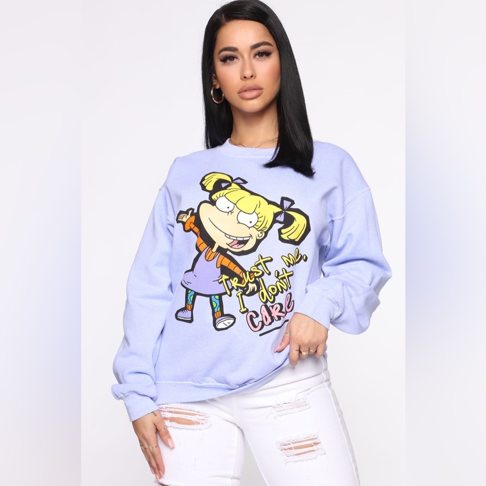 Trust me I don’t care Nickelodeon Sweatshirt - Size Medium